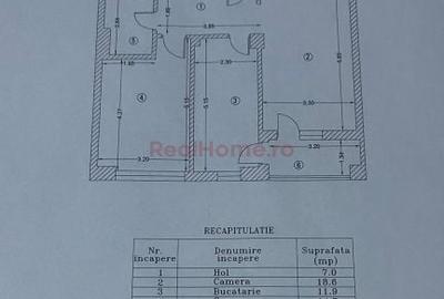 Apartament cu 2 camere decomandat în 1 Decembrie 1918