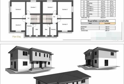 Duplex cu 5 camere cu Canalizare în Cățelu - 2