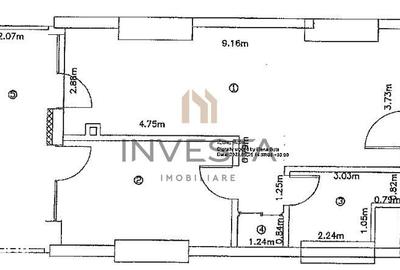 Apartament cu 2 camere semidecomandat în Gruia