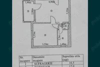 Apartament cu 2 camere semidecomandat în Țiglina 1