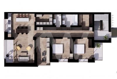 Casă individuală cu 8 camere cu Teren 812 Mp în Central - 15