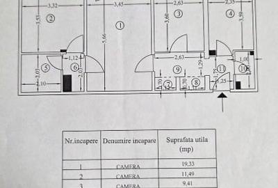 Apartament cu 3 camere semidecomandat, mobilat în Drumul Taberei - 1
