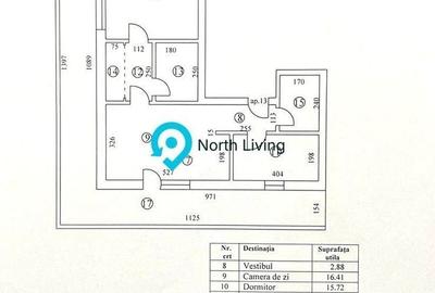Apartament cu 2 camere în Central