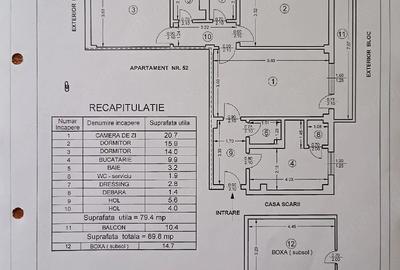 Apartament cu 3 camere semidecomandat în 9 Mai - 3