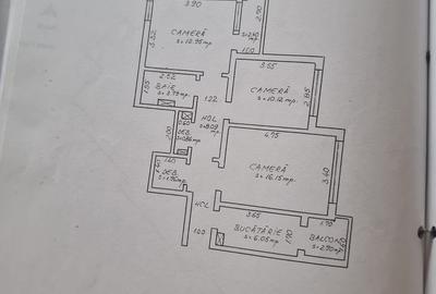 Apartament cu 3 camere decomandat, mobilat în Podu Roș - 1