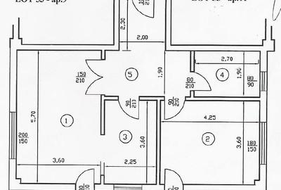 Apartament cu 2 camere decomandat în Fundeni