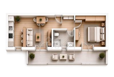 Apartament cu 2 camere decomandat în Hipodrom 4