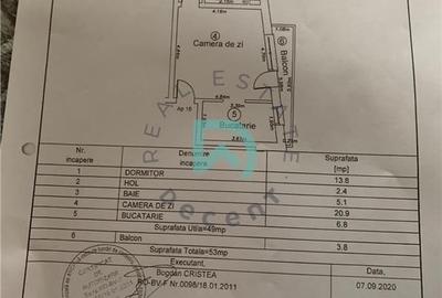 Apartament cu 2 camere semidecomandat în Tractorul - 11