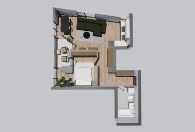 Apartament cu 2 camere decomandat în Central - 3