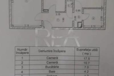 Apartament cu 2 camere decomandat în Crângași