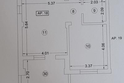Apartament cu 2 camere în Nord - 13