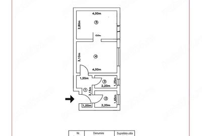 Apartament cu 2 camere semidecomandat în Central - 1