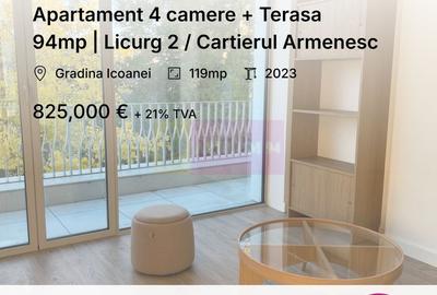 Apartament cu 4 camere decomandat în Grădina Icoanei - 1