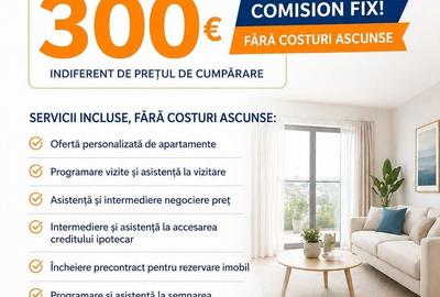 Apartament cu 2 camere semidecomandat în Nord