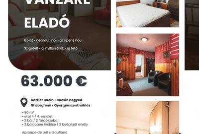 Apartament cu 4 camere decomandat în Central