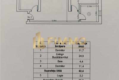 Apartament cu 3 camere decomandat în Ipotești - 7