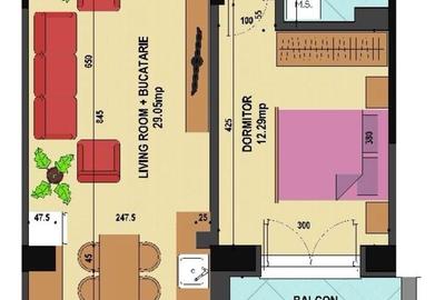 Apartament cu 2 camere semidecomandat în Apărătorii Patriei - 2