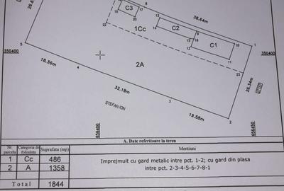 Casă cu 4 camere cu Teren 1912 Mp în Munteni-Buzău