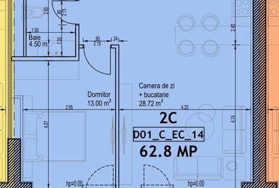 Apartament cu 2 camere în Tei - 1