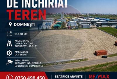 Teren construcție, în Domnești