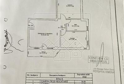 Apartament cu 3 camere nedecomandat în Exterior Sud - 10