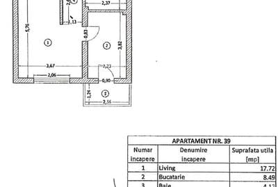 Garsonieră decomandată în P-ța Unirii - 1