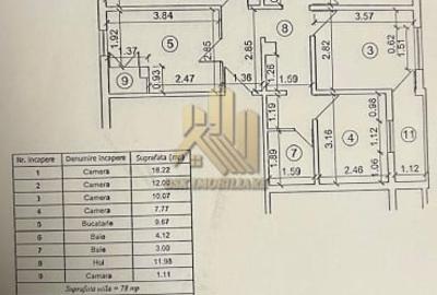 Apartament cu 4 camere decomandat, mobilat în Bartolomeu - 16