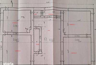 Casă cu 10 camere cu Teren 700 Mp în Florești