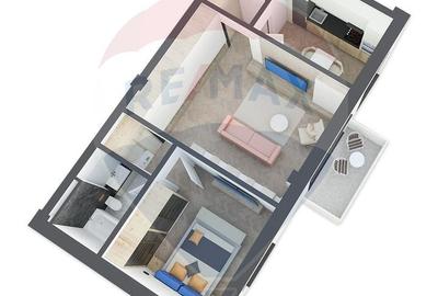 Apartament cu 2 camere decomandat în Calea Clujului - 2