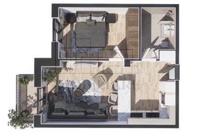 Apartament cu 2 camere semidecomandat în Baciu - 3