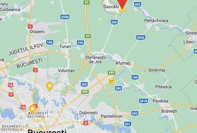 Teren de 10000 mp, în Dascălu