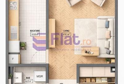 Apartament cu 4 camere în Tractorul