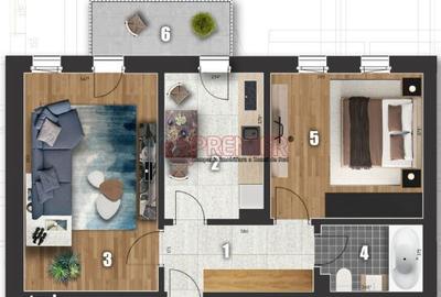 Apartament cu 2 camere decomandat în Berceni - 3
