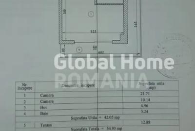 Apartament cu 2 camere decomandat în Băneasa