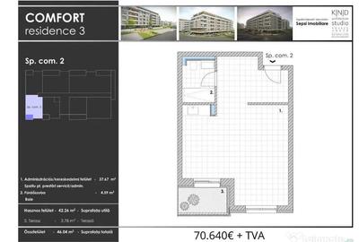 Spațiu comercial, de 44 mp, în Central