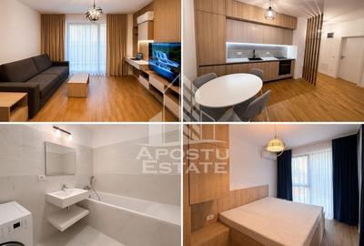 Apartament cu 2 camere semidecomandat, mobilat în Central
