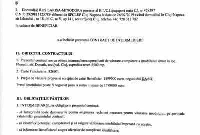 Teren de 2500 mp, în Florești - 1