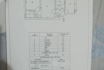 Apartament cu 3 camere semidecomandat în Central - 1