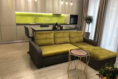 Apartament cu 2 camere semidecomandat, mobilat în Herăstrău