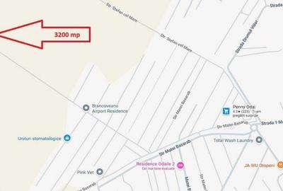 Teren de 3200 mp, în Odăile