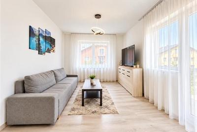 Apartament cu 2 camere decomandat, mobilat în Sânpetru