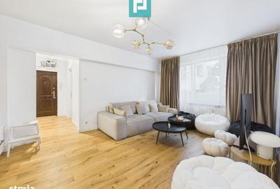 Apartament cu 2 camere semidecomandat, mobilat în Dorobanți