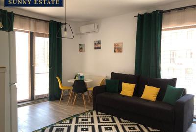 Apartament cu 2 camere semidecomandat, mobilat în Central