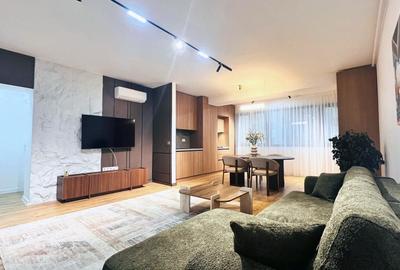 Apartament cu 2 camere semidecomandat, mobilat în Pipera