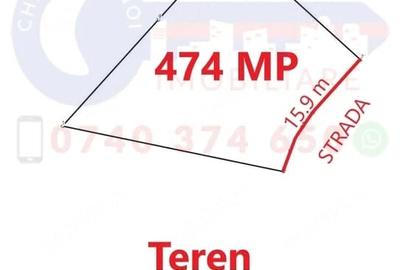 Teren de 474 mp, în Babadag