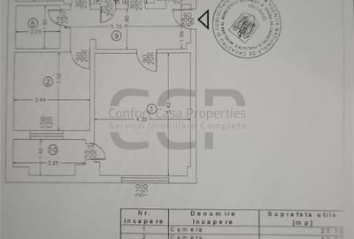 Apartament cu 3 camere decomandat în Nerva Traian