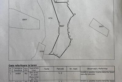 Teren de 47000 mp, în Sichevița - 1