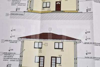 Casă cu 5 camere cu Teren 333 Mp în Canta