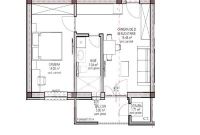 Apartament cu 2 camere în Țiglari