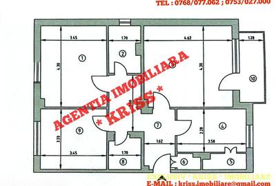 Apartament cu 3 camere decomandat în Teilor - 2
